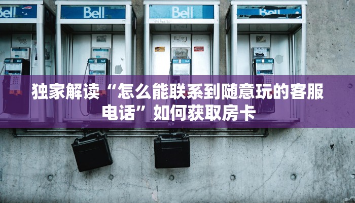 独家解读“怎么能联系到随意玩的客服电话”如何获取房卡