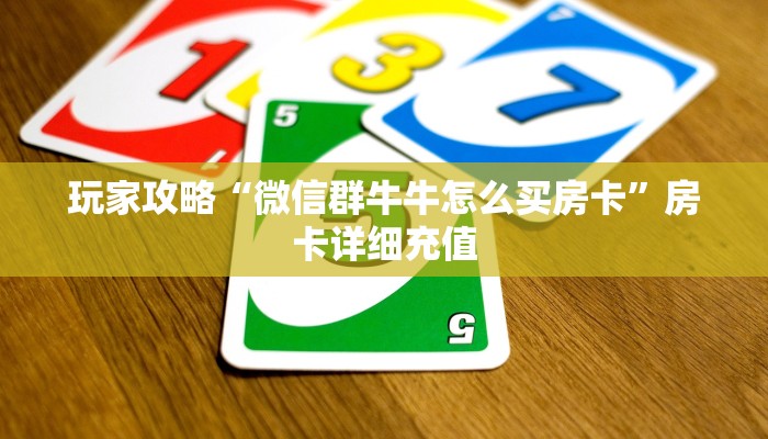 玩家攻略“微信群牛牛怎么买房卡”房卡详细充值