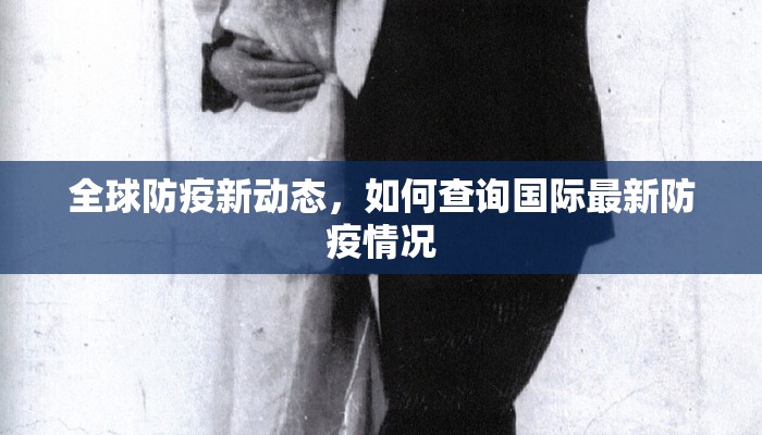 全球防疫新动态，如何查询国际最新防疫情况