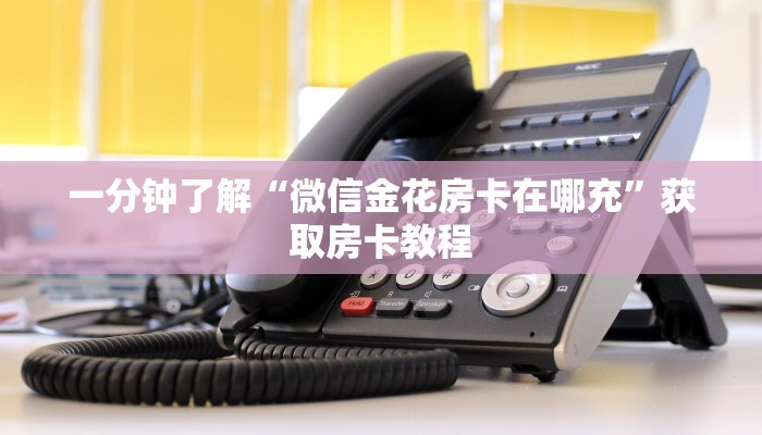 一分钟了解“微信金花房卡在哪充”获取房卡教程