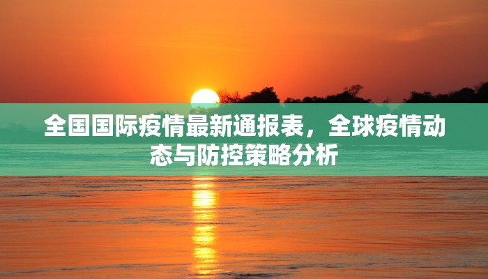 全国国际疫情最新通报表，全球疫情动态与防控策略分析