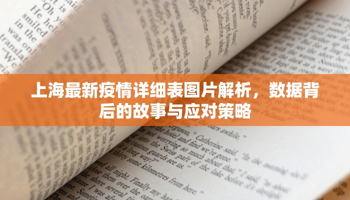 上海最新疫情详细表图片解析，数据背后的故事与应对策略