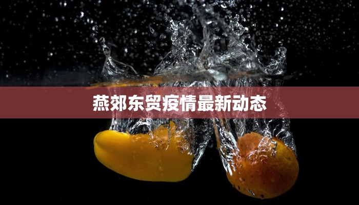 燕郊东贸疫情最新动态