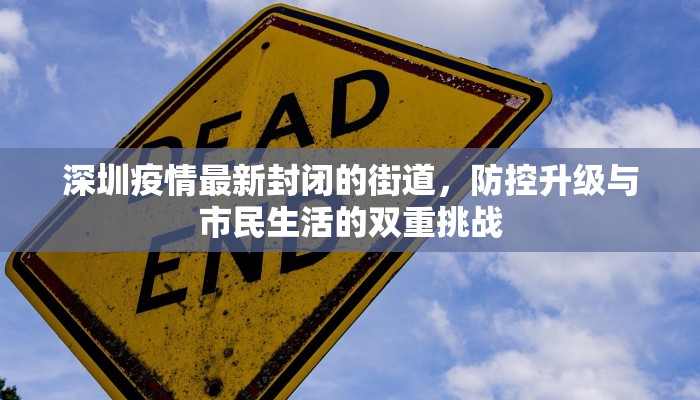 深圳疫情最新封闭的街道，防控升级与市民生活的双重挑战