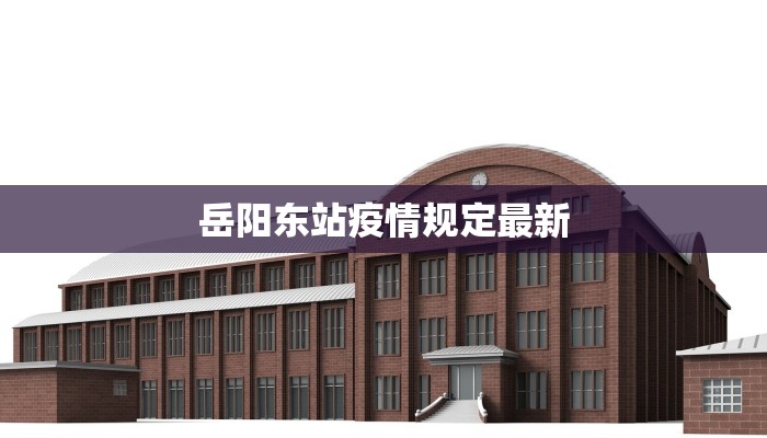 岳阳东站疫情规定最新