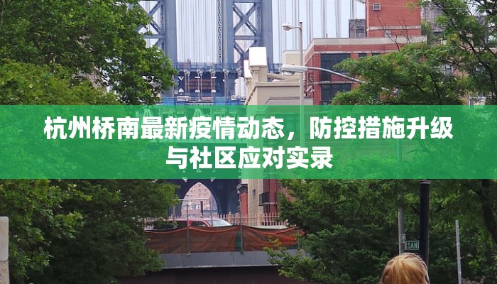 杭州桥南最新疫情动态，防控措施升级与社区应对实录